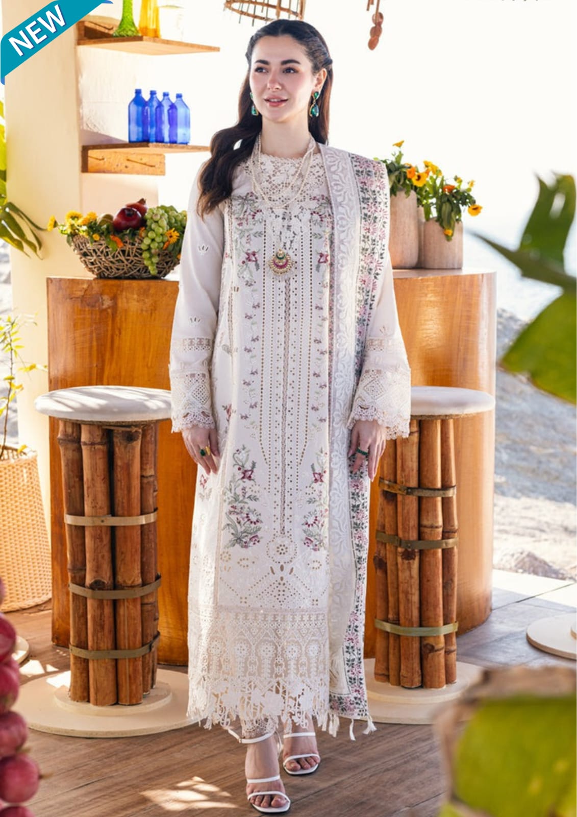 Lawn Collection - Qalamkar - Sahil Kinare - FP#12 - Marwa Lawn Collection - Qalamkar - Sahil Kinare - FP#12 - Marwa