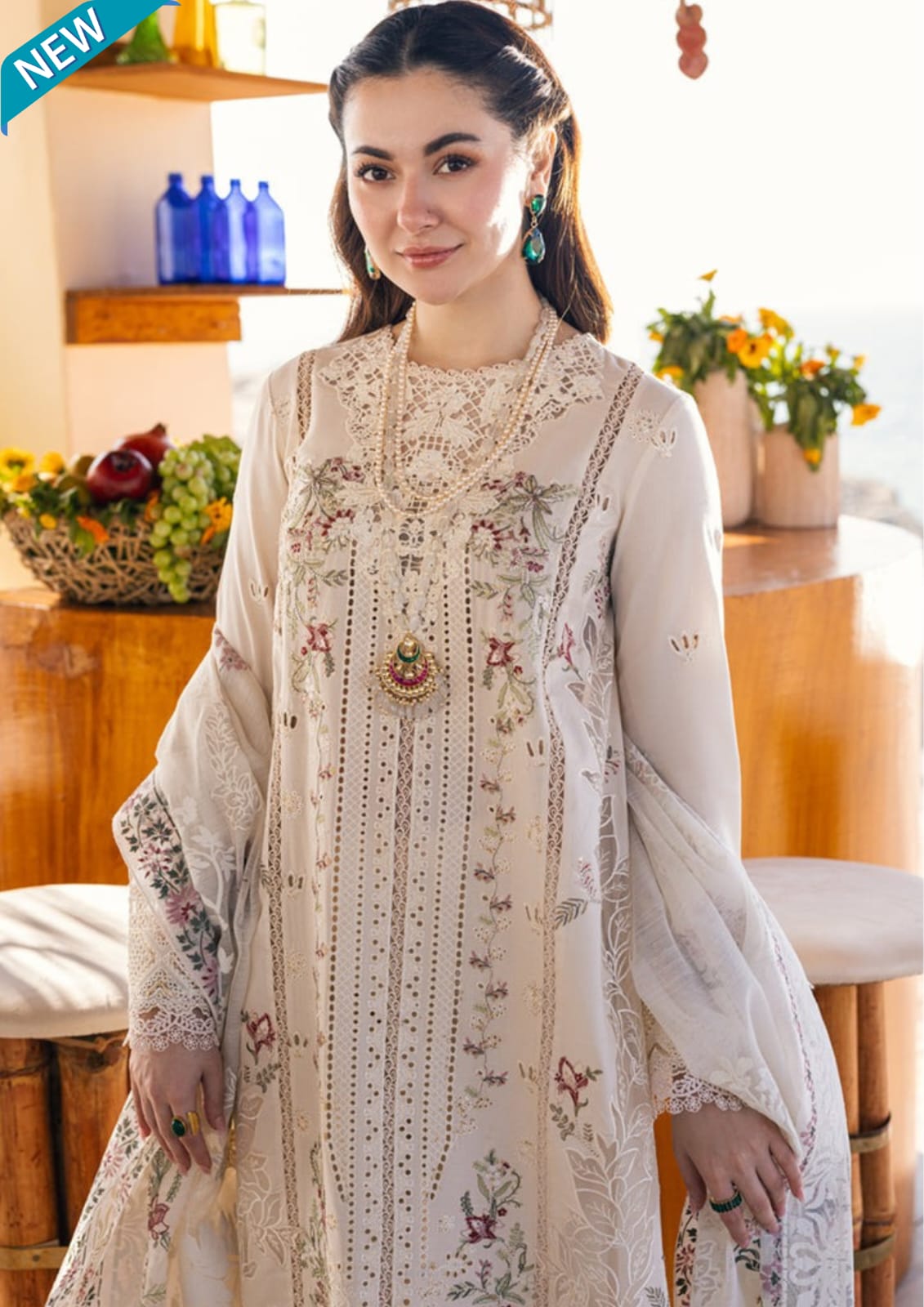 Lawn Collection Qalamkar Sahil Kinare - FP#12