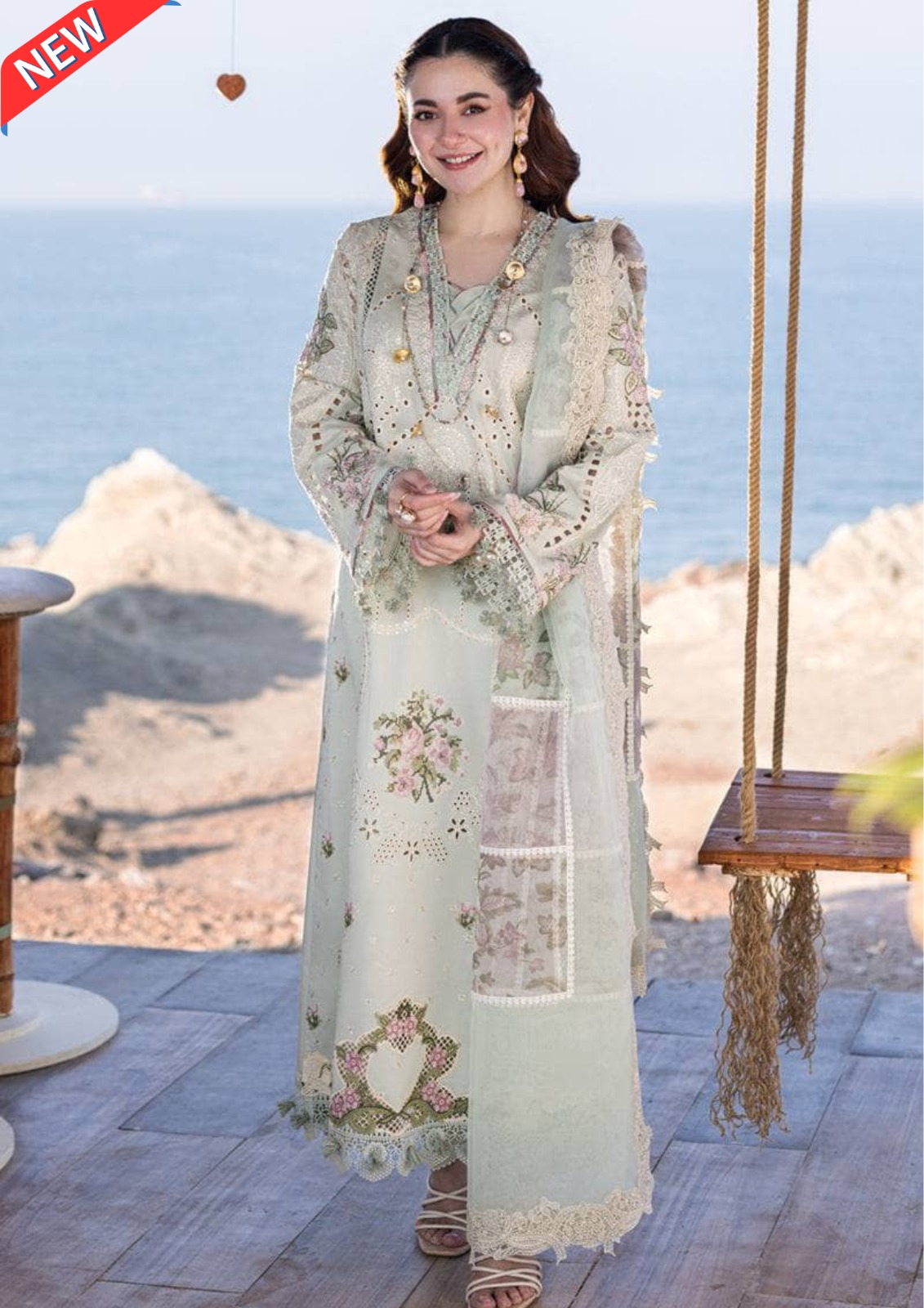 Qalamkar Sahil Kinare Rania Luxury Lawn FP-15