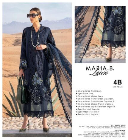 3 Piece Embroidered Lawn Suit