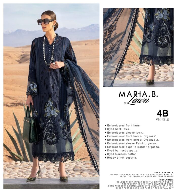 3 Piece Embroidered Lawn Suit