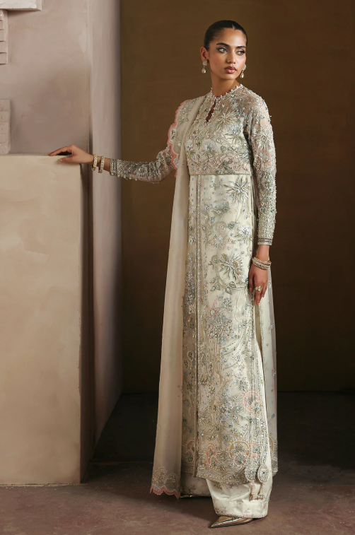 Soraya Lumene Embroidered Organza 3Pc Suit - Novara - Image 2
