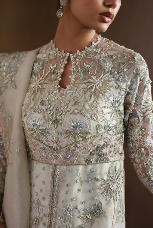 Soraya Lumene Embroidered Organza 3Pc Suit - Novara - Image 3